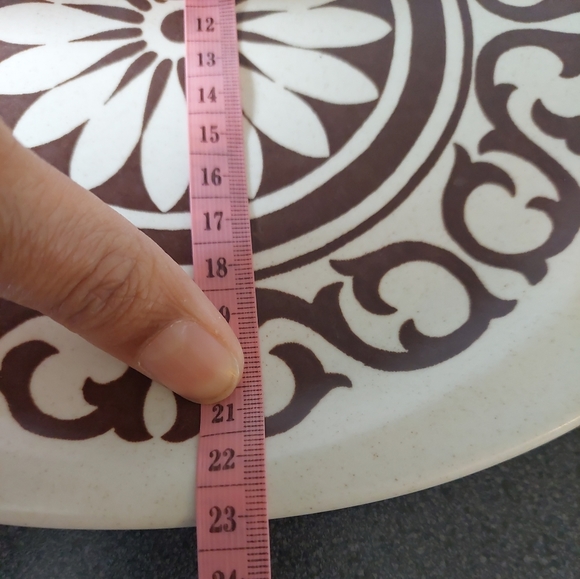 J&G Meakin Maidstone Hanley Vintage Cream Brown Oval Steak Plates Set Of 7 - Picture 5 of 7